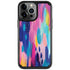 Pink Sparkle Brush Stroke by Etta Vee iPhone Cases